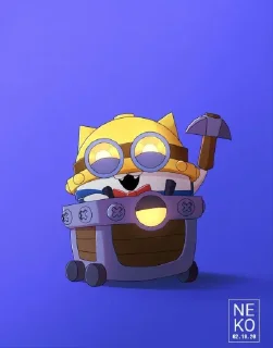 🤩 emoji Неко бравлеры @TgEmodziBot Telegram sticker 13 of 52
