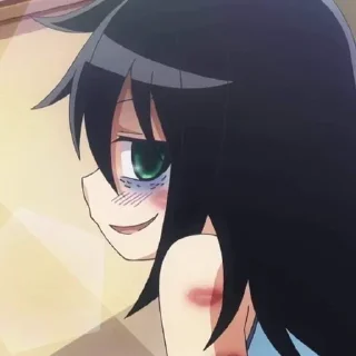 💋 emoji ᭝♡ tomoko kuroki 🎮ᰔᩚ   by : @kotichkv Telegram sticker 7 of 35