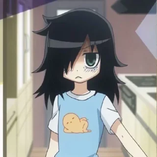 😤 emoji ᭝♡ tomoko kuroki 🎮ᰔᩚ   by : @kotichkv Telegram sticker 9 of 35