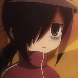 🖤 emoji ᭝♡ tomoko kuroki 🎮ᰔᩚ   by : @kotichkv Telegram sticker 21 of 35