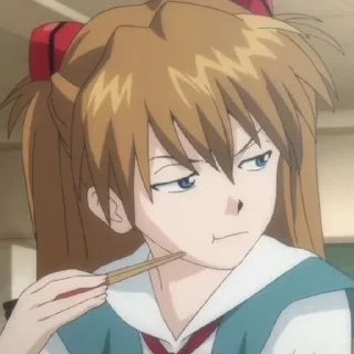 😒 emoji MikiEvangelion Telegram sticker 6 of 47