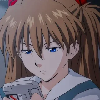 😕 emoji MikiEvangelion Telegram sticker 9 of 47