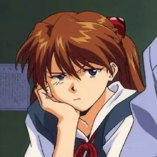 😒 emoji MikiEvangelion Telegram sticker 20 of 47