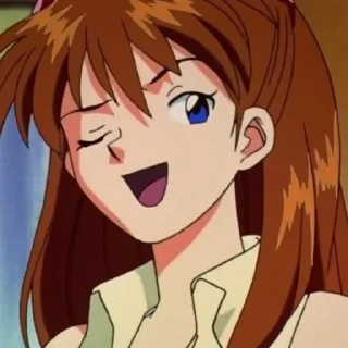😉 emoji MikiEvangelion Telegram sticker 12 of 47