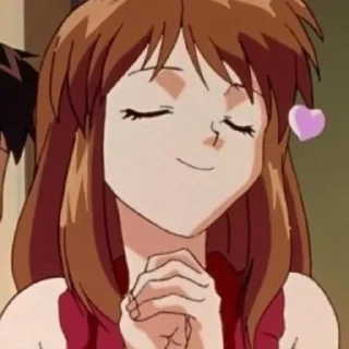 🥰 emoji MikiEvangelion Telegram sticker 8 of 47