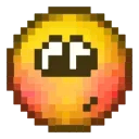 😊 emoji Pixel face by @icesescook Telegram sticker 22 of 50