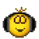 🎧 emoji Pixel face by @icesescook Telegram sticker 15 of 50