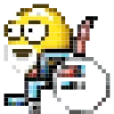👨‍🦳 emoji Pixel face by @icesescook Telegram sticker 7 of 50