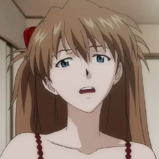 😶 emoji 惣流・アスカ・ラングレー Telegram sticker 4 of 25
