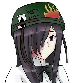 ❤️ emoji 2d tyan @anime_Stickerr Telegram sticker 18 of 23