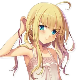 ❤️ emoji 2d tyan @anime_Stickerr Telegram sticker 16 of 23