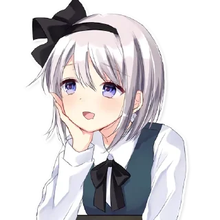 ❤️ emoji 2d tyan @anime_Stickerr Telegram sticker 19 of 23