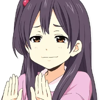 ❤️ emoji 2d tyan @anime_Stickerr Telegram sticker 11 of 23