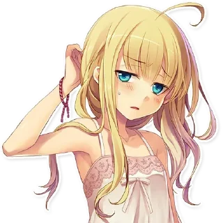 ❤️ emoji 2d tyan @anime_Stickerr Telegram sticker 17 of 23