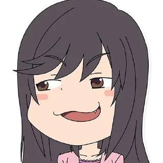 ❤️ emoji 2d tyan @anime_Stickerr Telegram sticker 15 of 23
