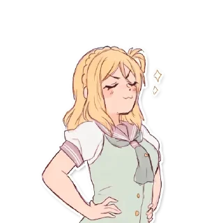 ❤️ emoji 2d tyan @anime_Stickerr Telegram sticker 7 of 23