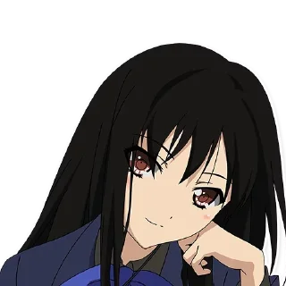 ❤️ emoji 2d tyan @anime_Stickerr Telegram sticker 20 of 23