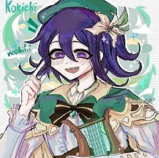 🎸 emoji Kokichi oma Telegram sticker 12 of 31