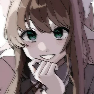 Sticker from Monika Doki Doki literature club!