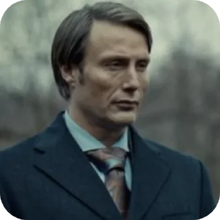 Sticker from Hannibal Lecter | Hannibal series @MacraniFilms