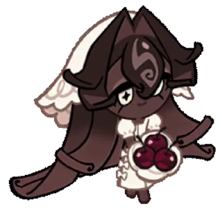🍫 emoji Black Forest Cookie • @run_cookie_run Telegram sticker 13 of 64