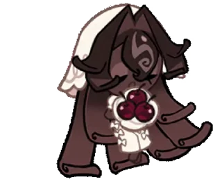 🍫 emoji Black Forest Cookie • @run_cookie_run Telegram sticker 24 of 64