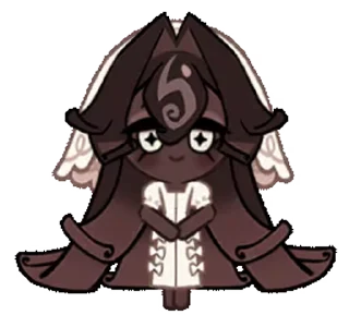 🍫 emoji Black Forest Cookie • @run_cookie_run Telegram sticker 17 of 64
