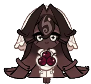 🍫 emoji Black Forest Cookie • @run_cookie_run Telegram sticker 20 of 64