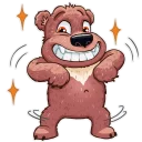 😝 emoji Mishka Telegram sticker 8 of 31