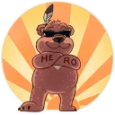 😎 emoji Mishka Telegram sticker 11 of 31