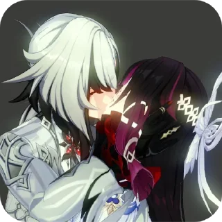 👩‍❤️‍💋‍👩 emoji Columbina @hleb_ushki Telegram sticker 14 of 81