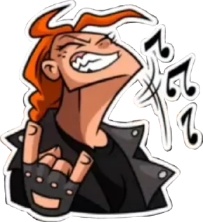 Sticker from Metal Family, Viki (qzzvnt)
