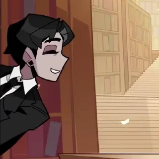 Sticker from Exhausted? Tired. (@corvitorium on YT)