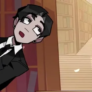 Sticker from Exhausted? Tired. (@corvitorium on YT)