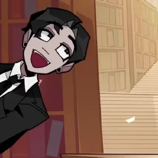 Sticker from Exhausted? Tired. (@corvitorium on YT)