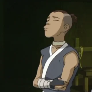 😙 emoji Sokka :: @savv3dd Telegram sticker 22 of 24