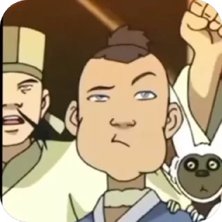 😦 emoji Sokka :: @savv3dd Telegram sticker 16 of 24