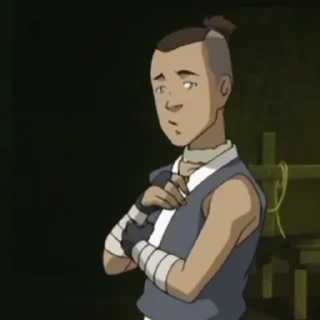 😌 emoji Sokka :: @savv3dd Telegram sticker 21 of 24