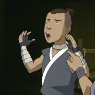 😮‍💨 emoji Sokka :: @savv3dd Telegram sticker 24 of 24