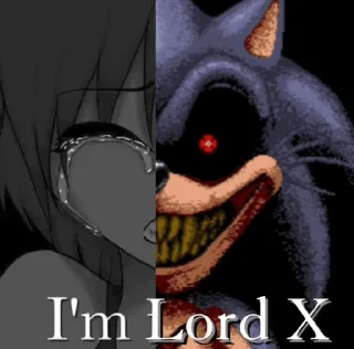 Sticker from Sonic exe  @Liimoon4ik