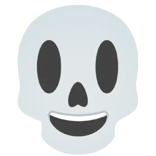 Sticker from Скелетон Эмодзи