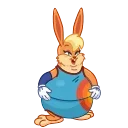🍽 emoji Lola Bunny • @joy_sticker Telegram sticker 11 of 20