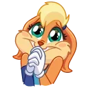 🥺 emoji Lola Bunny • @joy_sticker Telegram sticker 9 of 20