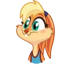 😳 emoji Lola Bunny • @joy_sticker Telegram sticker 13 of 20