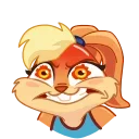 😠 emoji Lola Bunny • @joy_sticker Telegram sticker 8 of 20