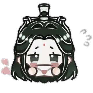 🫥 emoji 𝑆ℎ𝑒𝑛 𝑄𝑖𝑛𝑔𝑞𝑖𝑢 • @stick_kumiko | @rrrrriom Telegram sticker 14 of 45