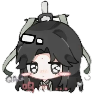 🫥 emoji 𝑆ℎ𝑒𝑛 𝑄𝑖𝑛𝑔𝑞𝑖𝑢 • @stick_kumiko | @rrrrriom Telegram sticker 24 of 45