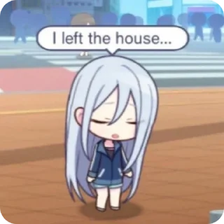 😱 emoji 『かなで』 Telegram sticker 24 of 120