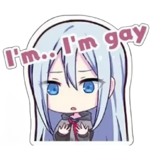 😨 emoji 『かなで』 Telegram sticker 2 of 120