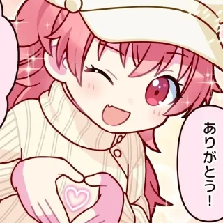 🤍 emoji momoi airi~ Telegram sticker 10 of 39